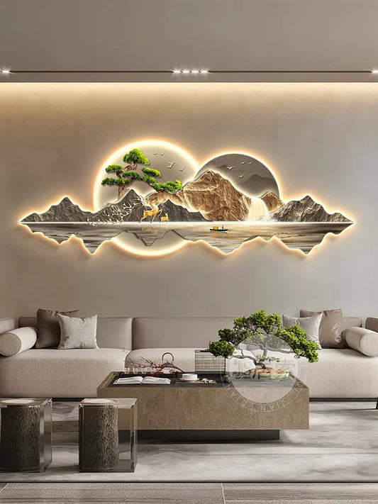 3D Acrylic LED Wall Art [60*160 CM]