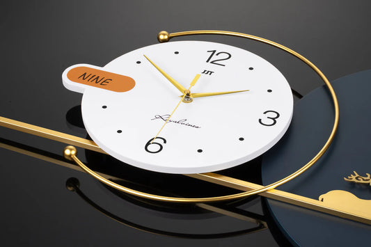 Fancy Metal Wall Clock For Home Decor