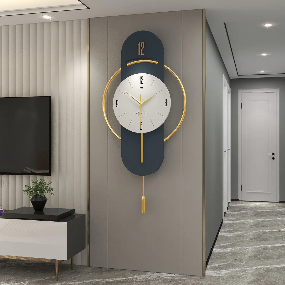 Nordic Modern Metal Wall Clock