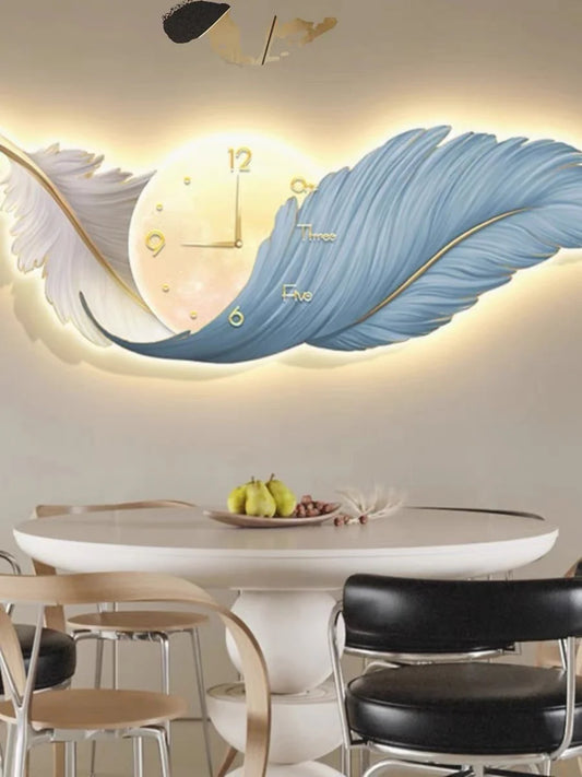 3D feather Acrylic LED Wall Art