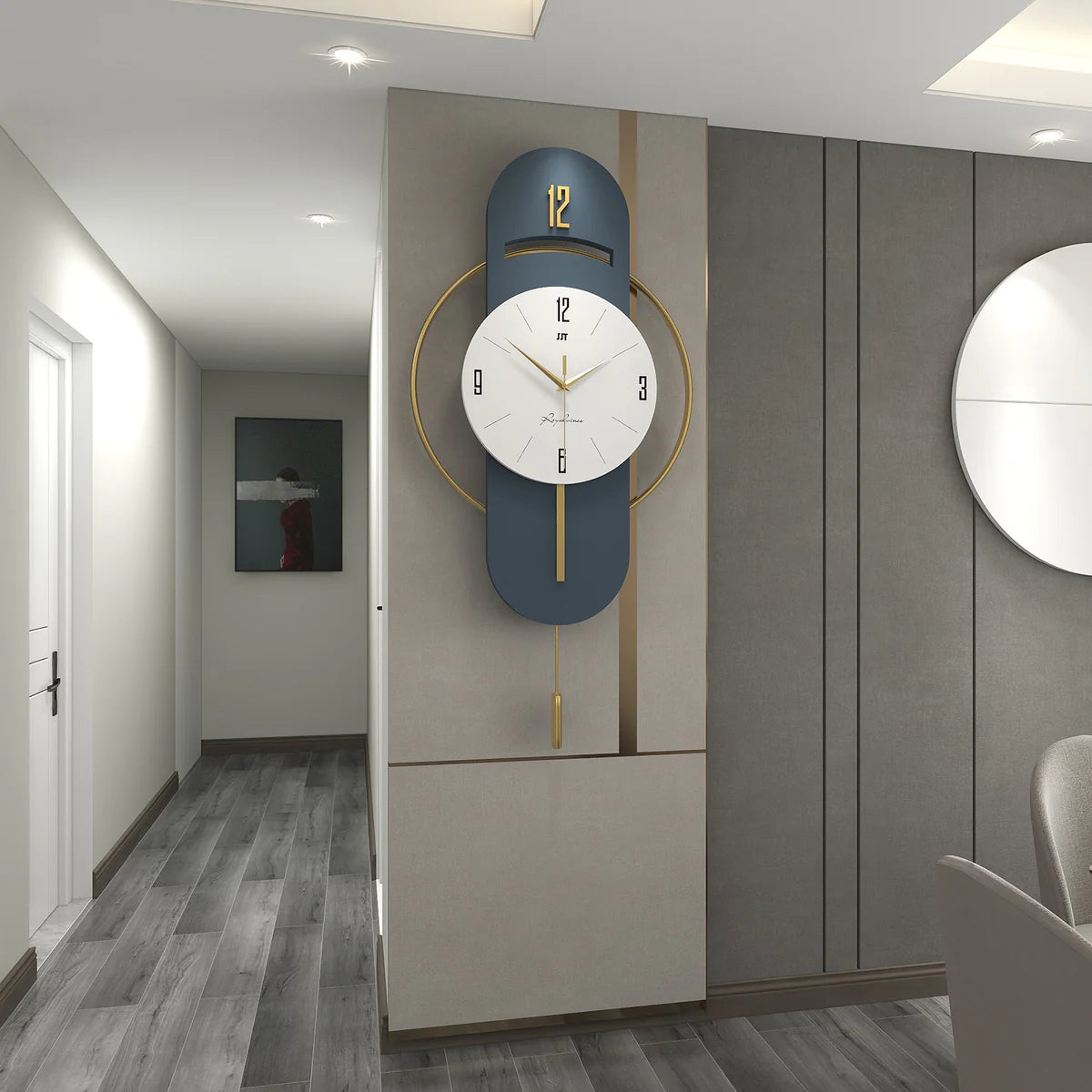 Nordic Modern Metal Wall Clock