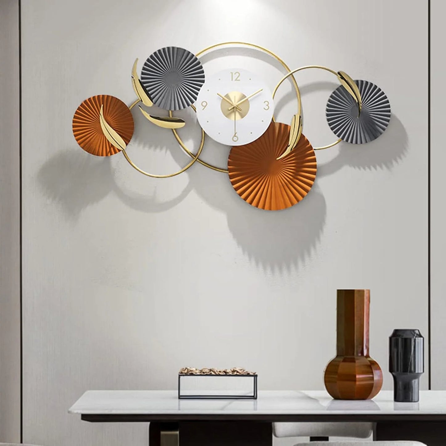 Modern wall clock for the living room and hallway