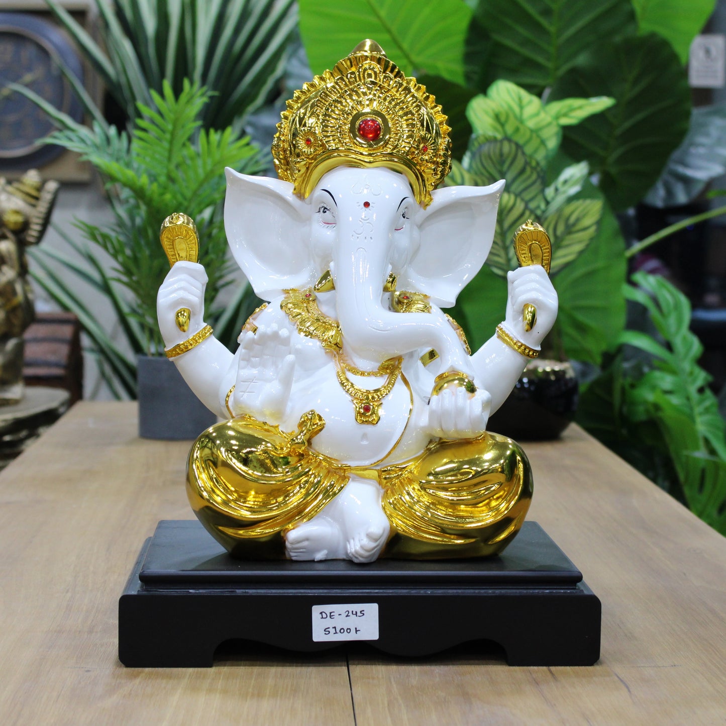 Euroxo Gold Plated Ganeshji Idol