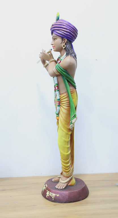 Lord Krishna with Flute Statue (2.5 Feet Height) (MODEL-3)