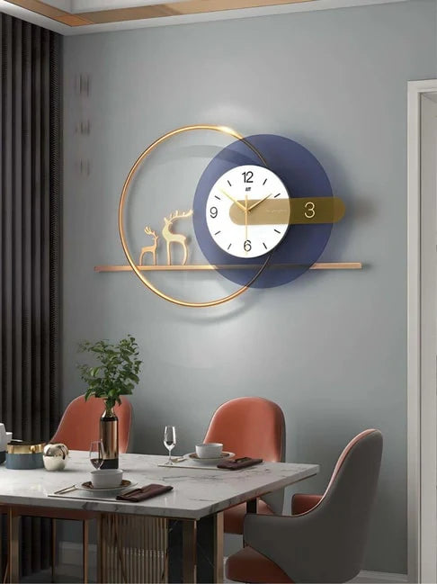 Iron wall clock 80*42cm