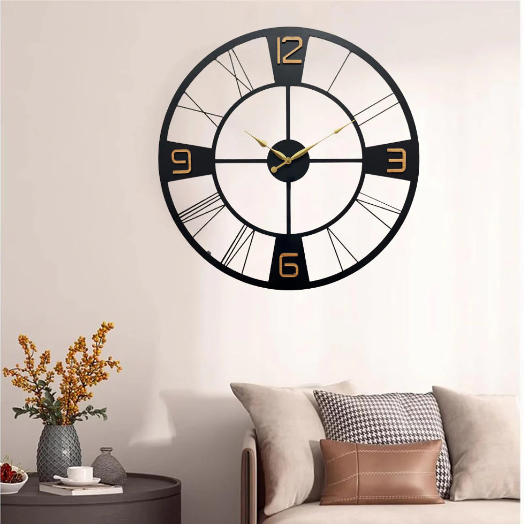 Vintage Metal Wall Clock