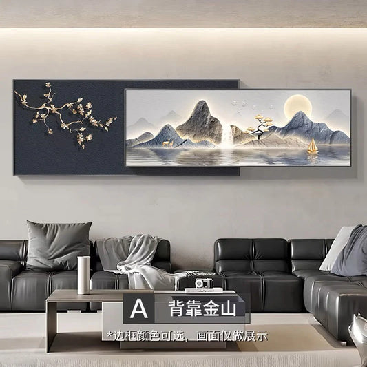 Valencia Dreamlike Modern Crystal Glass Painting [ 50 x 180 CM ]