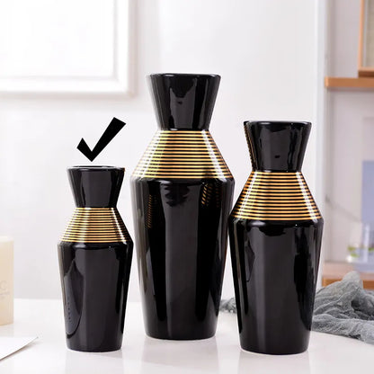 Luxury ceramic modern flower vase